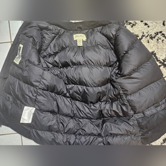 VTG 90s Eddie Bauer Goose Down Puffer Coat Medium - Picture 6 of 6